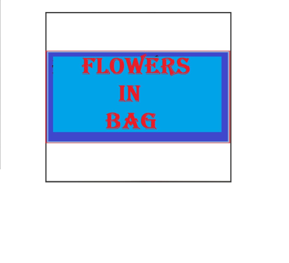 Small Flowers in Bag