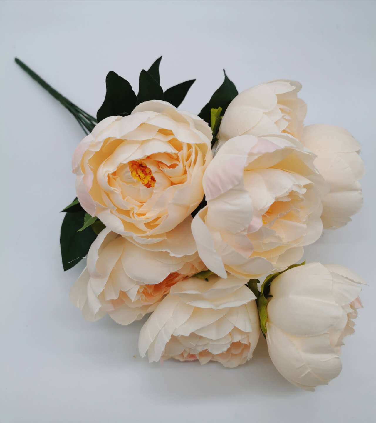 Peony Bunch Peach (More Than 12 = £3 each) – Wholesale Artificial ...