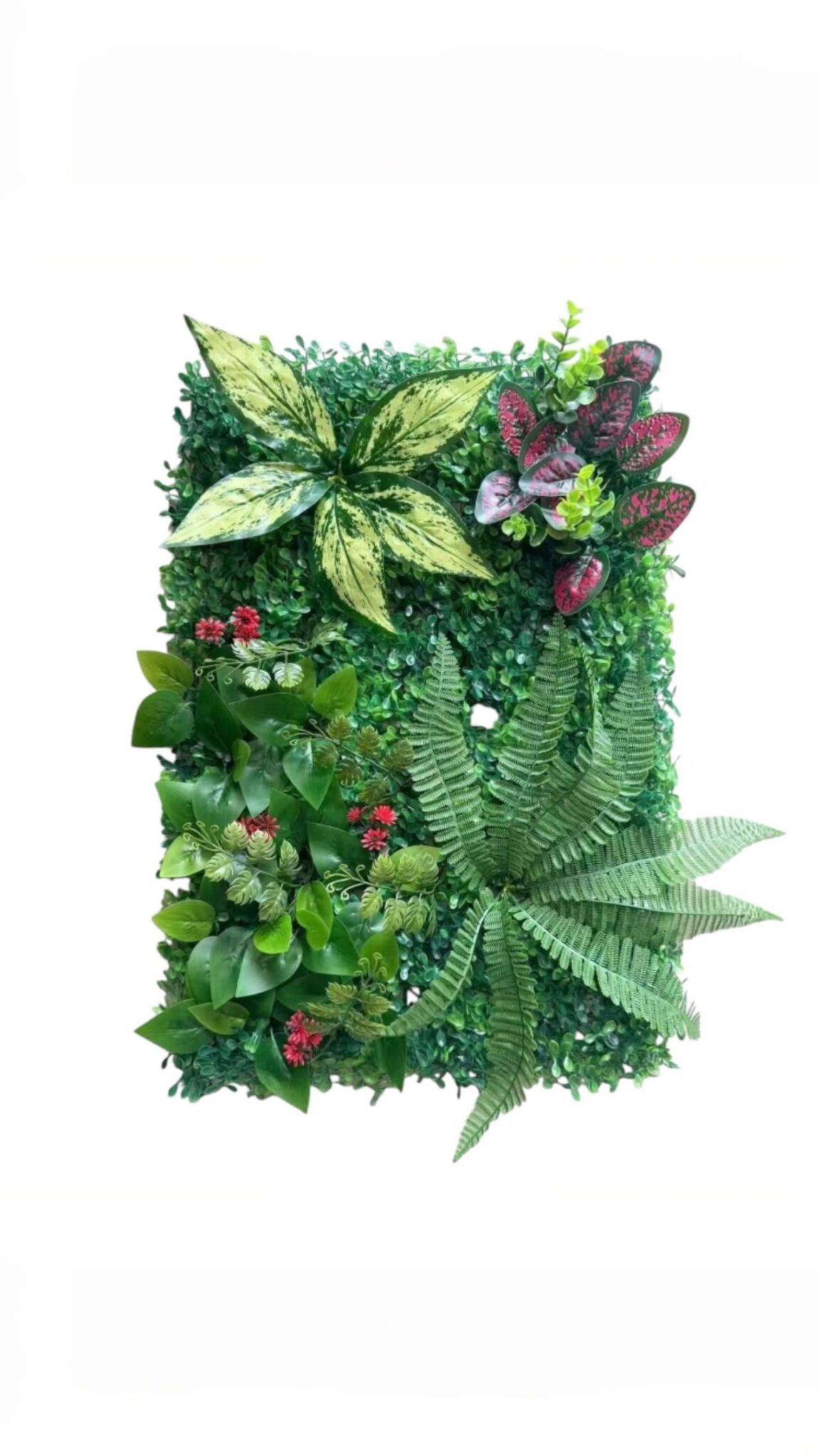 Flower / Green Wall Mat
