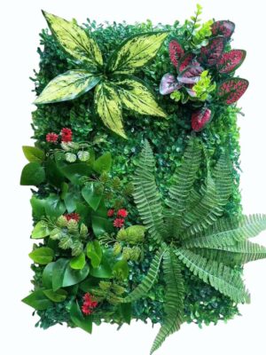 #4 Mixed Foliage Wall Mat Green 40X60cm (More than 12pcs=£4 each)