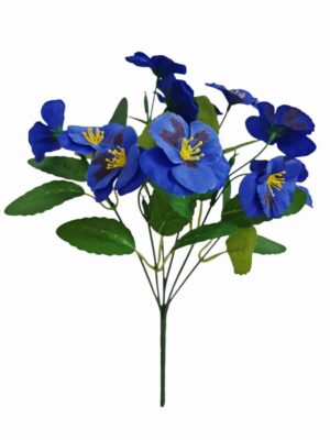 33cm Pansy Bush-Blue (24 Bushes / pack) 24 x 65p or 144 x 50p