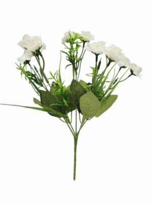 Small Bunch of Mini Rose--Ivory (24 Bushes/pack) 24 x 75p or 144 x 65p