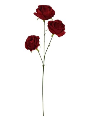 65cm 3 Heads Rose Red (24 or more = £0.85 each Before VAT)