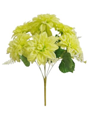 40cm Dahlia Bush Light Green (More Than 12 pcs = £1.75 each)