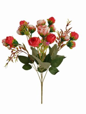 35cm Ranunculus Bush Red Mix (24 Bunches/pack ) 24 x 75p or 144 x 65p