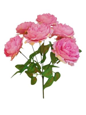 30cm Ranunculus Bush Pink (More than 24pcs = £1 each)
