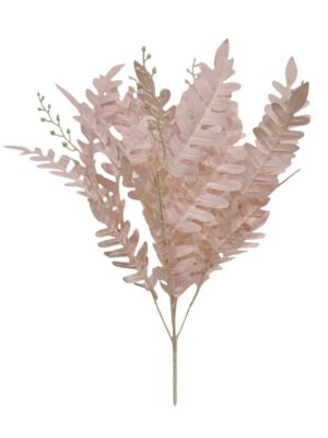 Artificial Locust Leaf Bush Light Pink (More than 24pcs=£0.85 each)