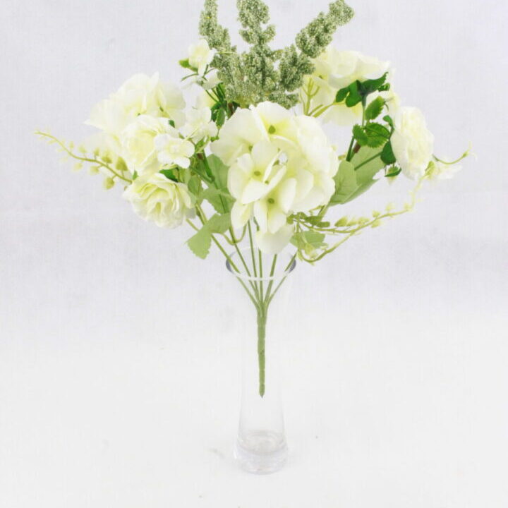 Mix Flowers with baby's breath Green